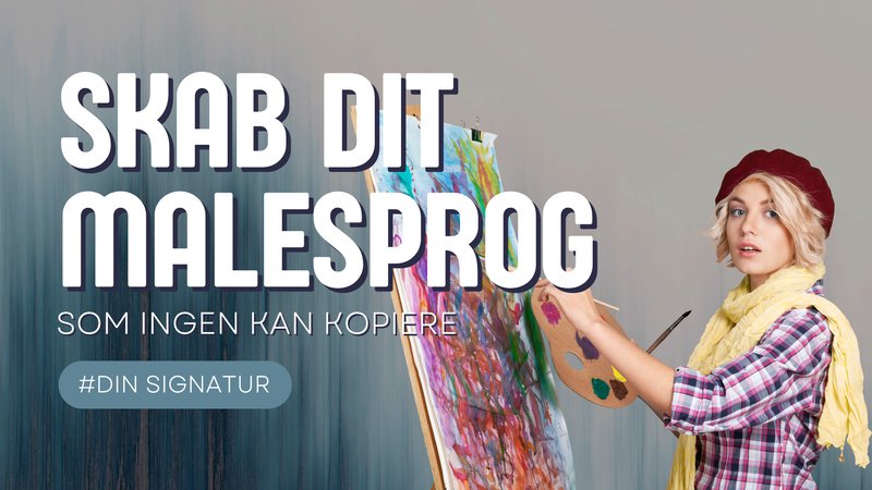 Skab dit malesprog ingen kan kopiere